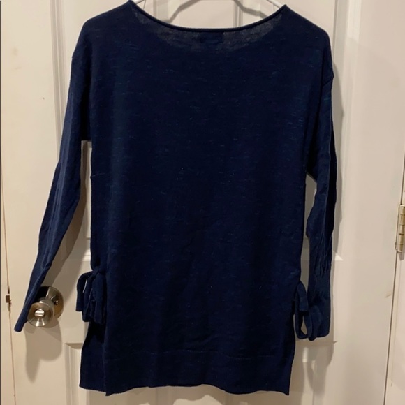 Nordstrom Oversized Merino Wool Side Tie Tunic Sweater - Picture 7 of 11